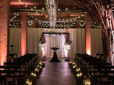 27-Ceremony-Bistro-Cafe-Uplights-Wedding-Lighting-Enhance-Productions